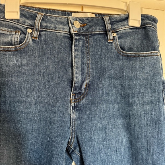 Frame Le Crop Mini Boot Kick Flare Denim Bootcut Blue Jeans 30 - Picture 5 of 7